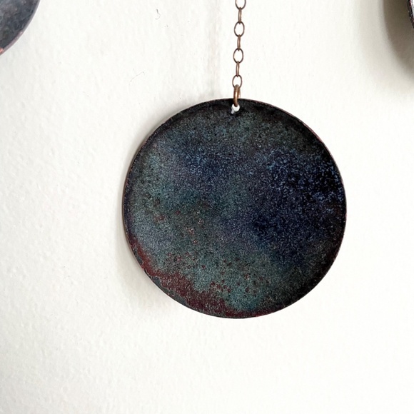 Phases of the Moon Enamelled Wall/Window Hanging/Chimes - Picture 11 of 15